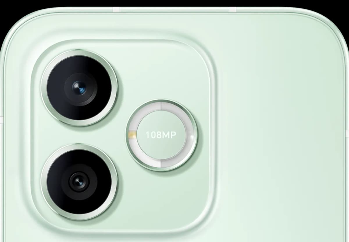 Cámaras traseras del HONOR 600e con cámara principal de 108 MP