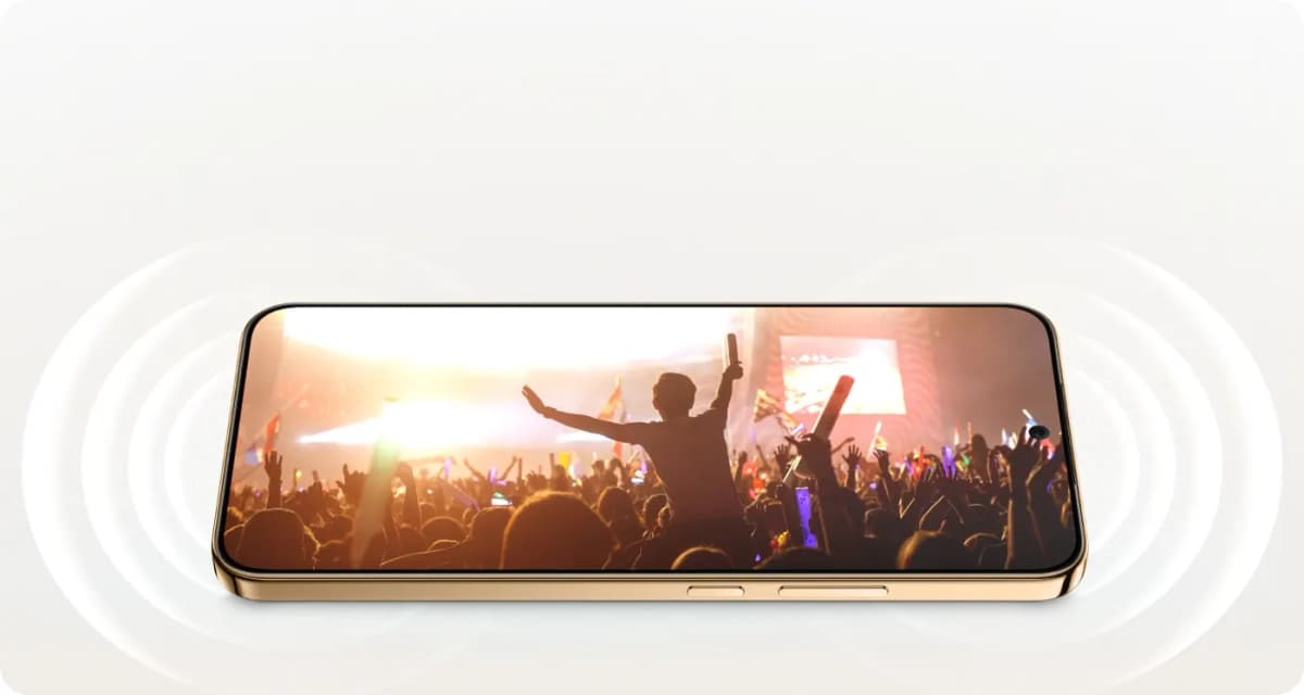 Pantalla del HONOR Magic8 Lite mostrando un concierto