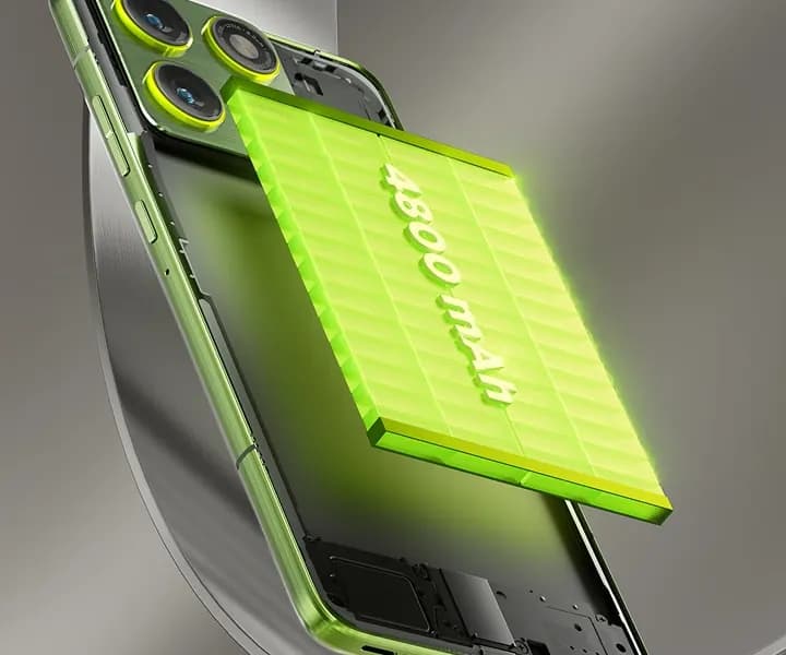 Batería de 4800 mAh del motorola edge 70
