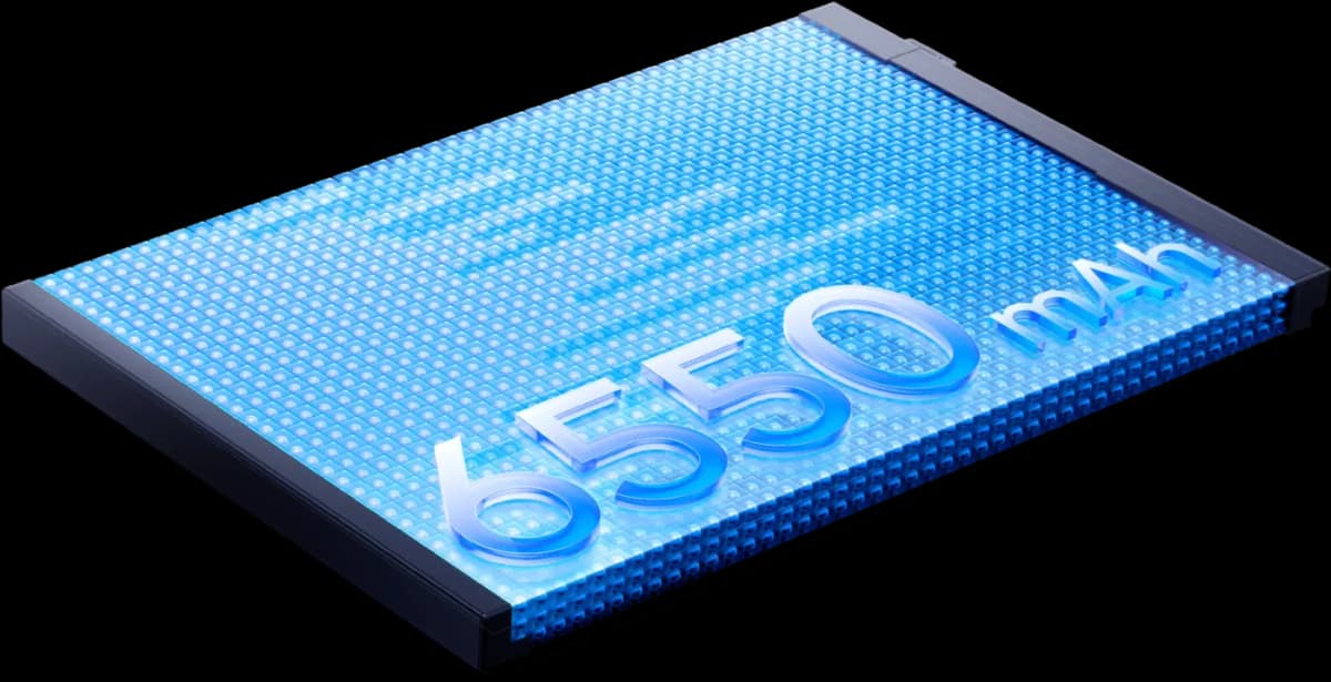 Batería de 6550 mAh del realme 16 5G