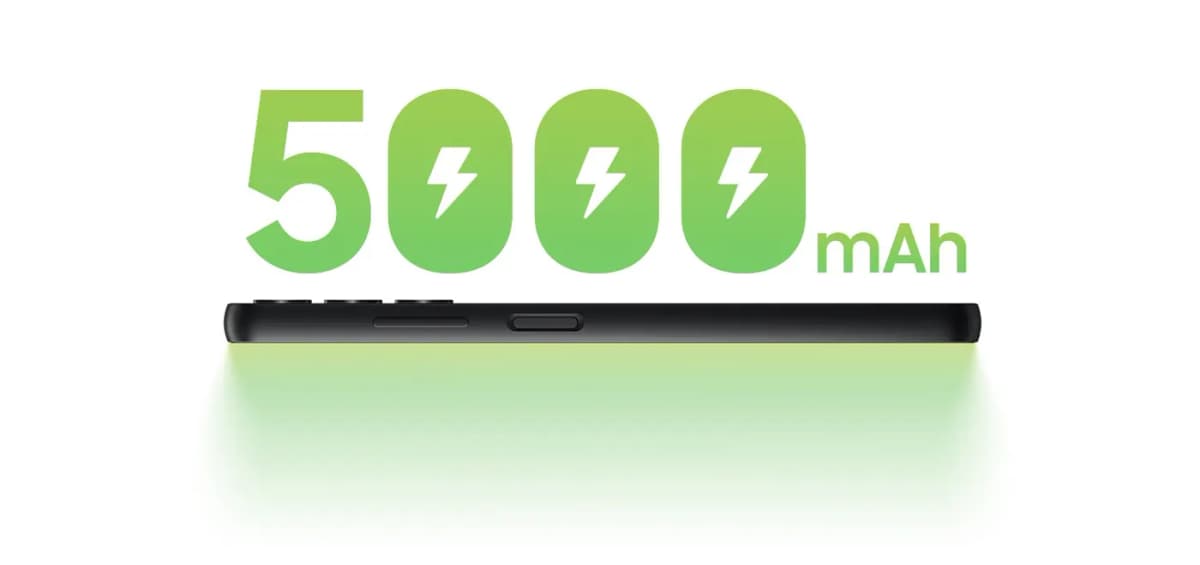Batería de 5000 mAh del Samsung Galaxy A05s