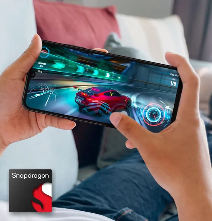 Juego de carreras en el Samsung Galaxy A05s