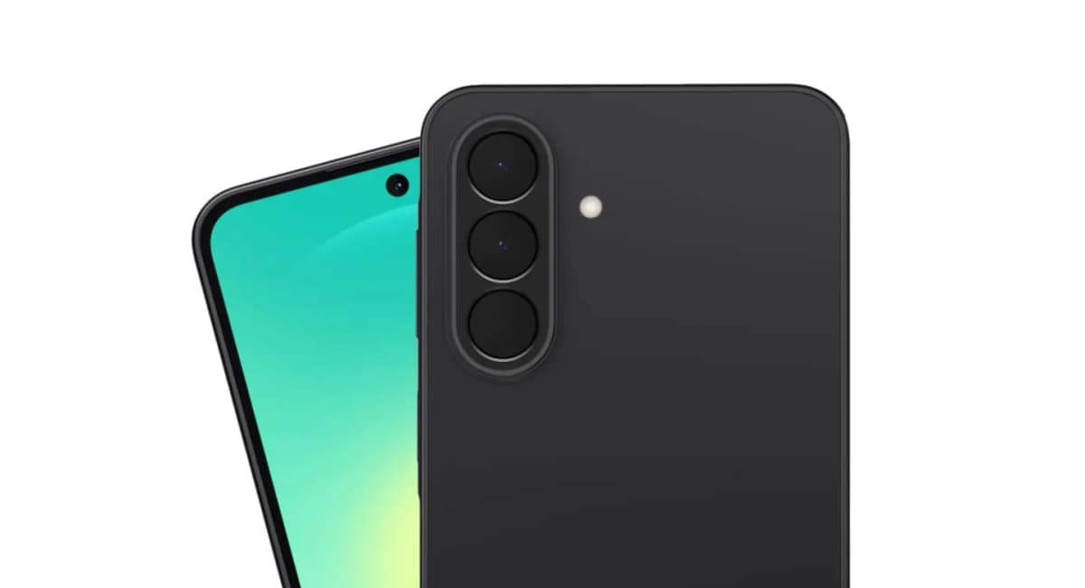 Samsung Galaxy A27 5G en negro, de frente y de espalda