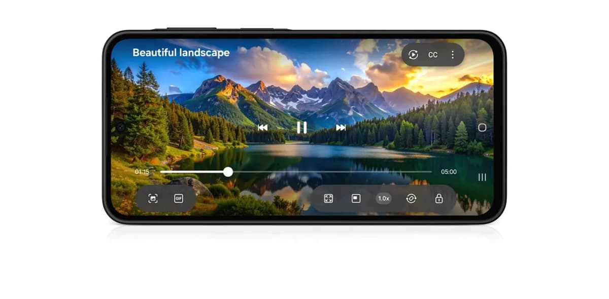 Video en la pantalla del Samsung Galaxy A27 5G