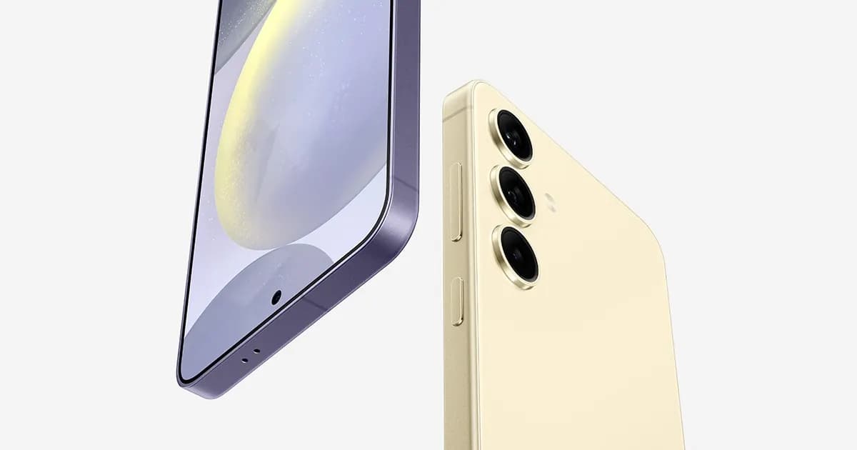 Samsung Galaxy S24+ de frente y de espalda