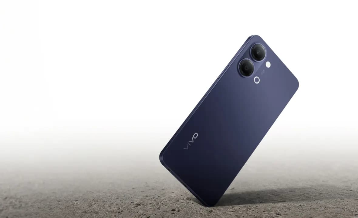 vivo Y05 en color azul oscuro