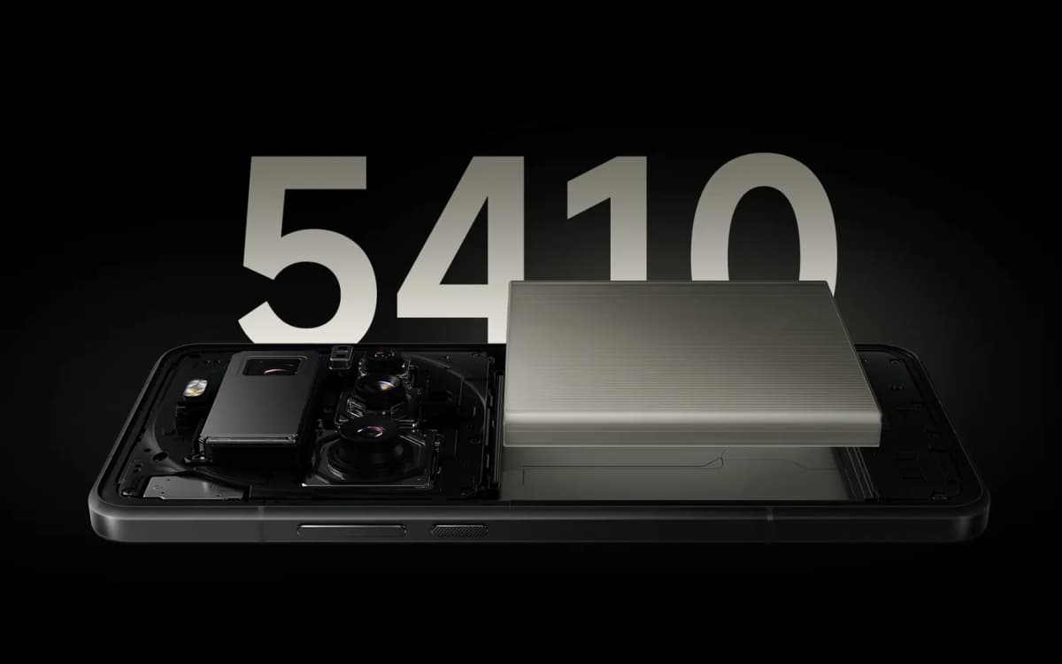 Batería de 5410 mAh del Xiaomi 15 Ultra