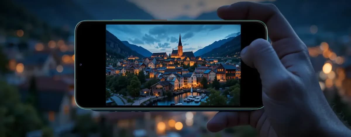 Persona tomando una foto con el ZTE Blade A35e
