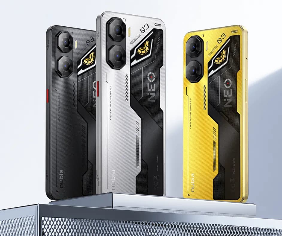 nubia Neo 3 5G en tres colores