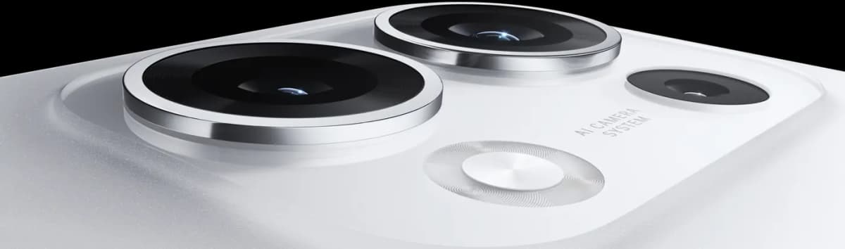 Cámaras traseras del OPPO Reno13 5G de cerca