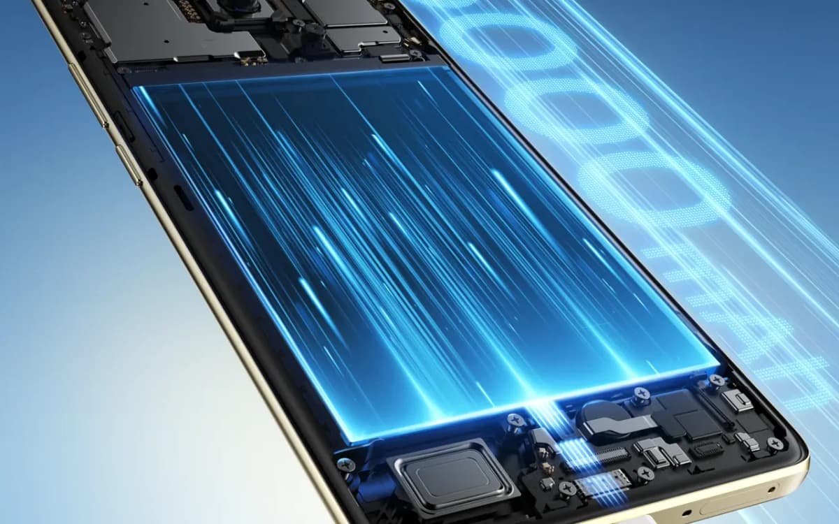 Batería de 6000 mAh del realme 14 Pro 5G