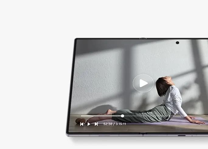 Video en la pantalla del Samsung Galaxy Z Fold8