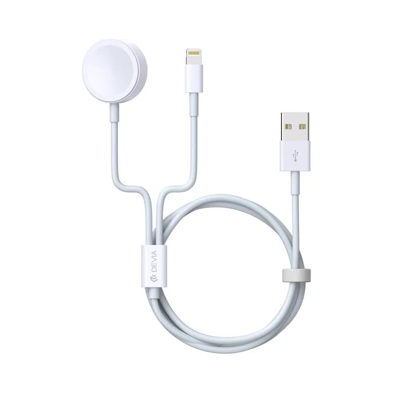 Devia Cable Devia 2 en 1 Lightning, Apple Watch